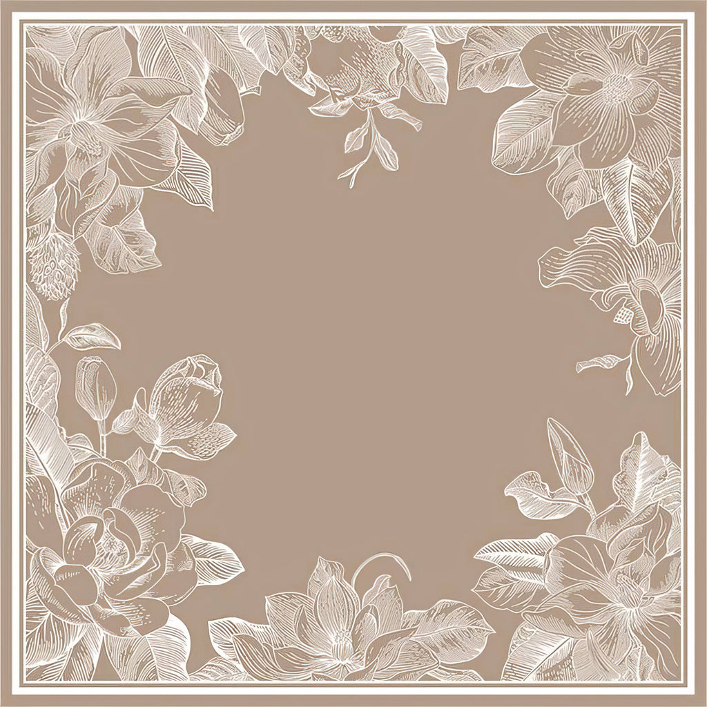 Floral Frame Bouquet & Gift Wrap