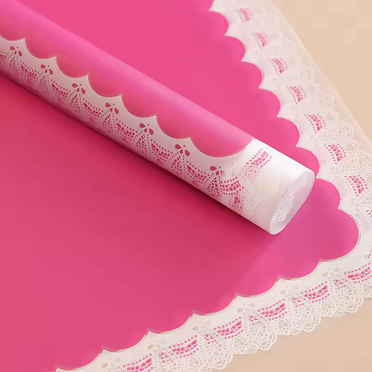 Lace Border Bouquet Wrapping Sheets