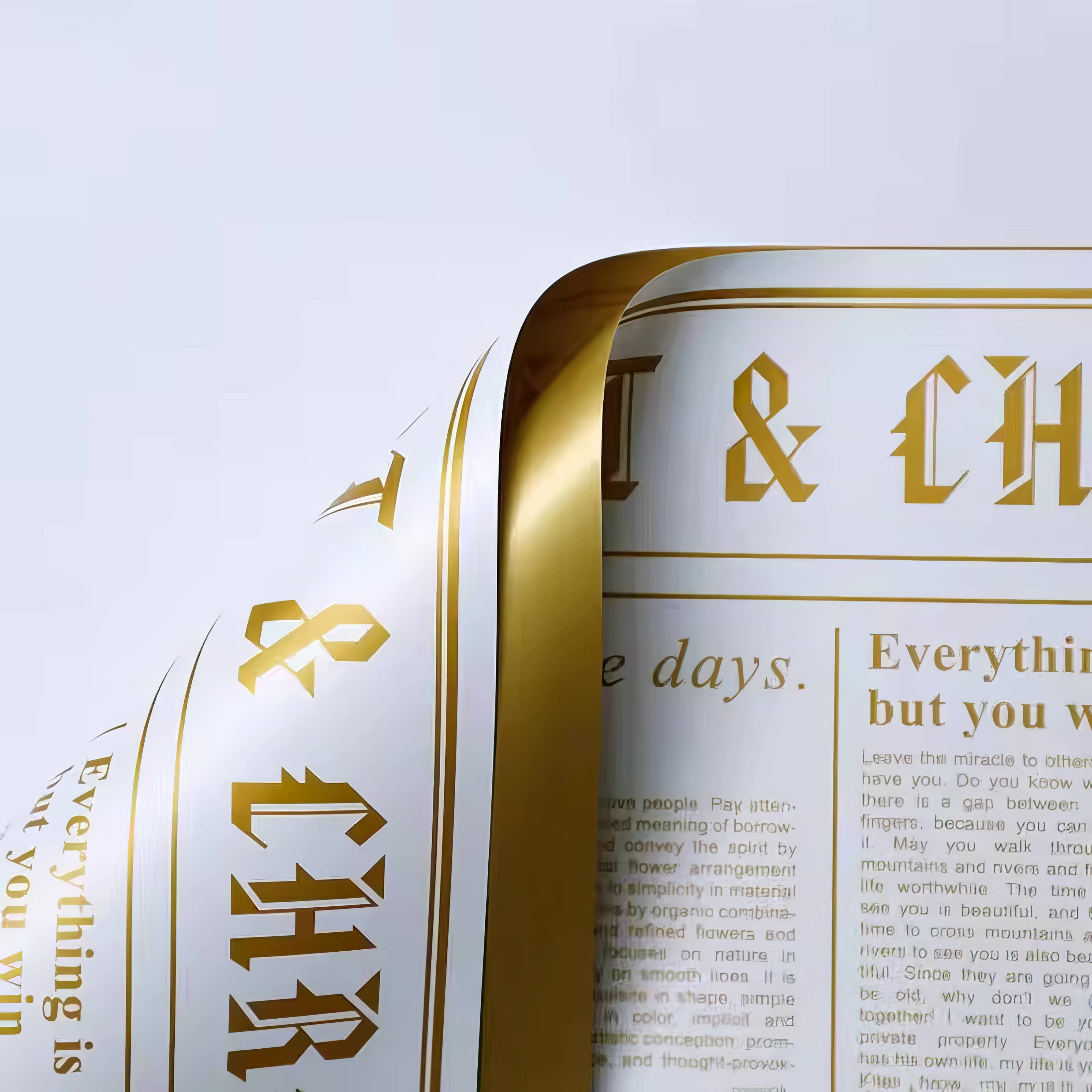 Floral News Chronicle Bouquet & Gift Wrap