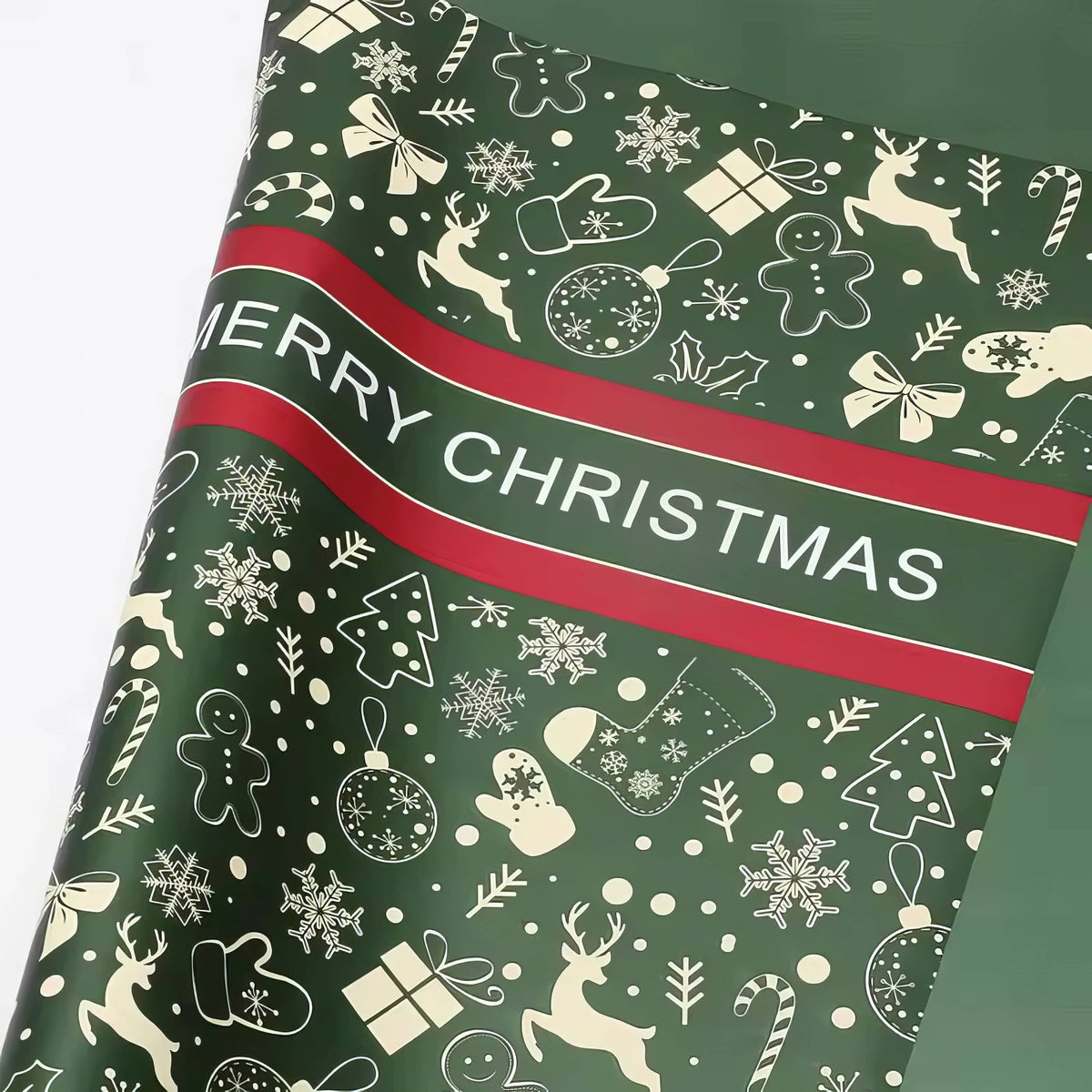 🎄 Premium Christmas Festive Bouquet Wrapping Sheet ❤️✨