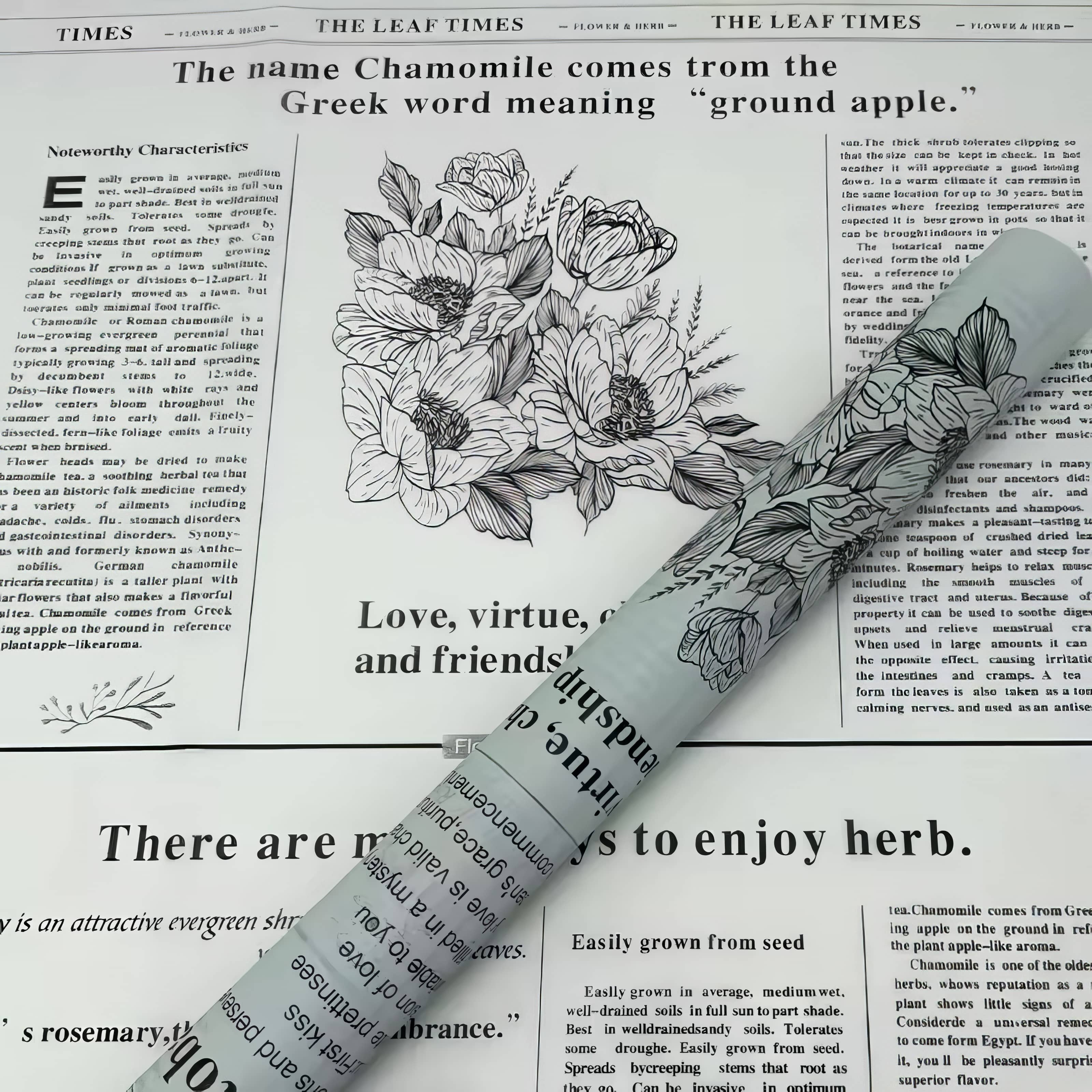 Botanical News Elegance Bouquet & Gift Wrap