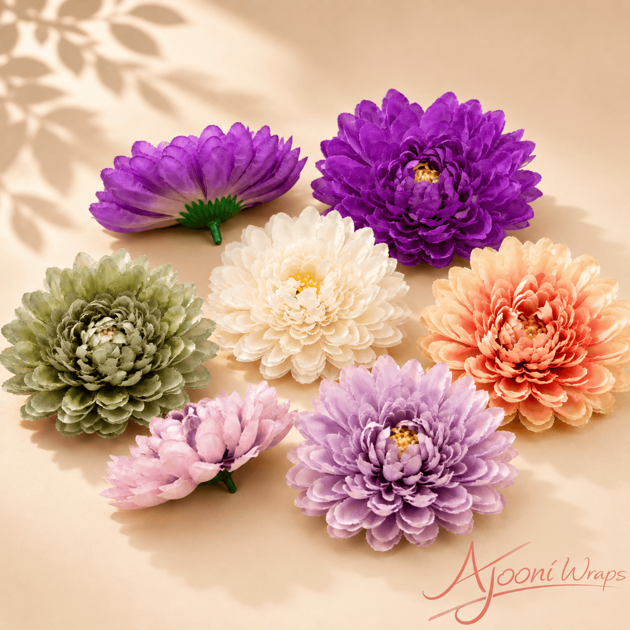 Premium Petal Fabric Chrysanthemum Flower ⭐