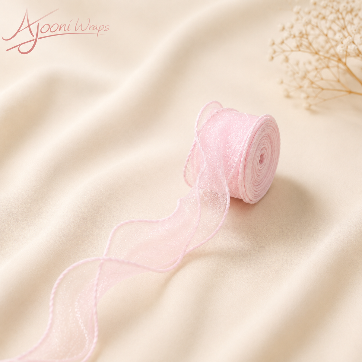 Premium Sheer Organza Ribbon – 1.5 Inch x 10 Yards