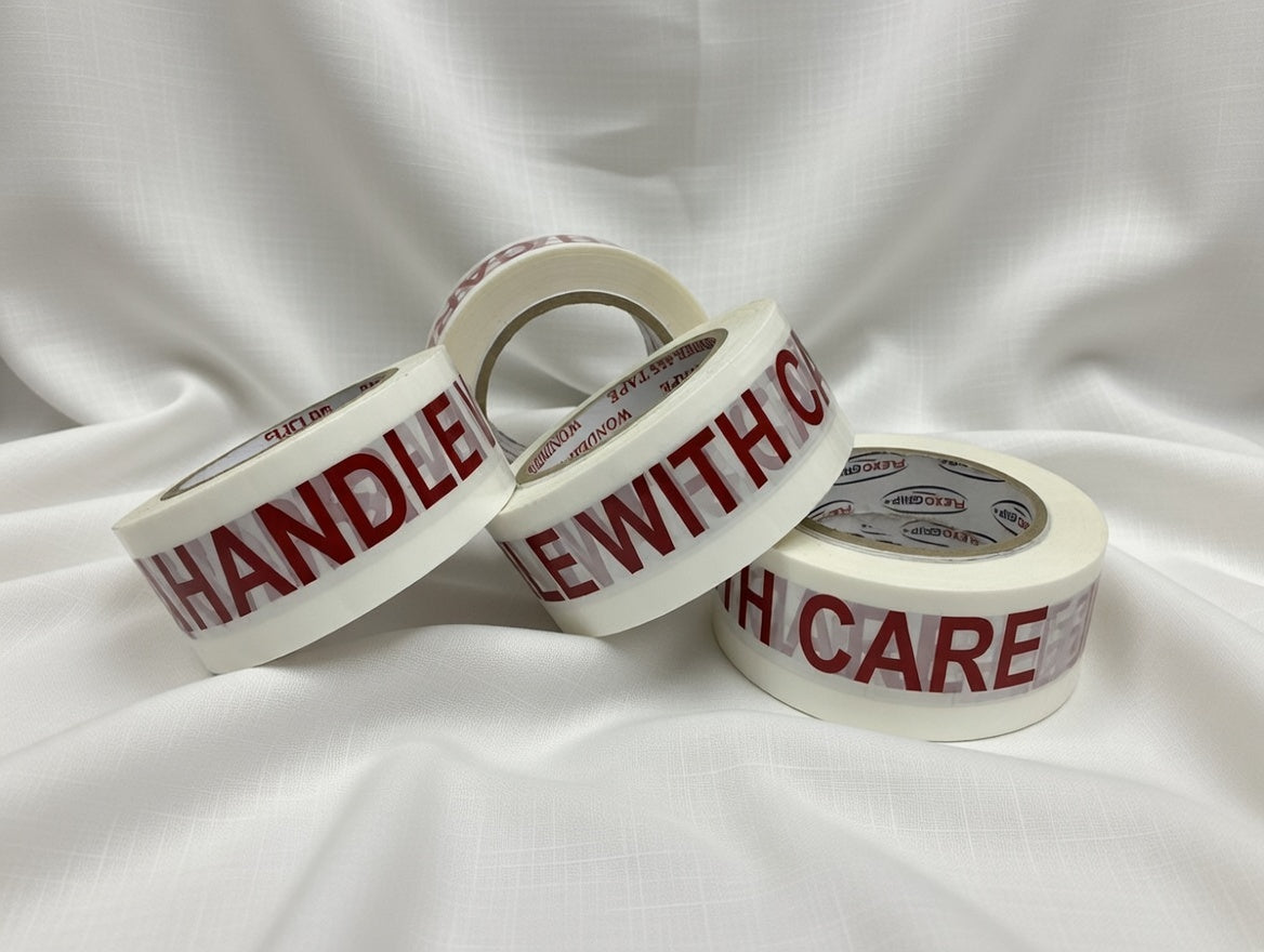 Handle With Care Warning Tape