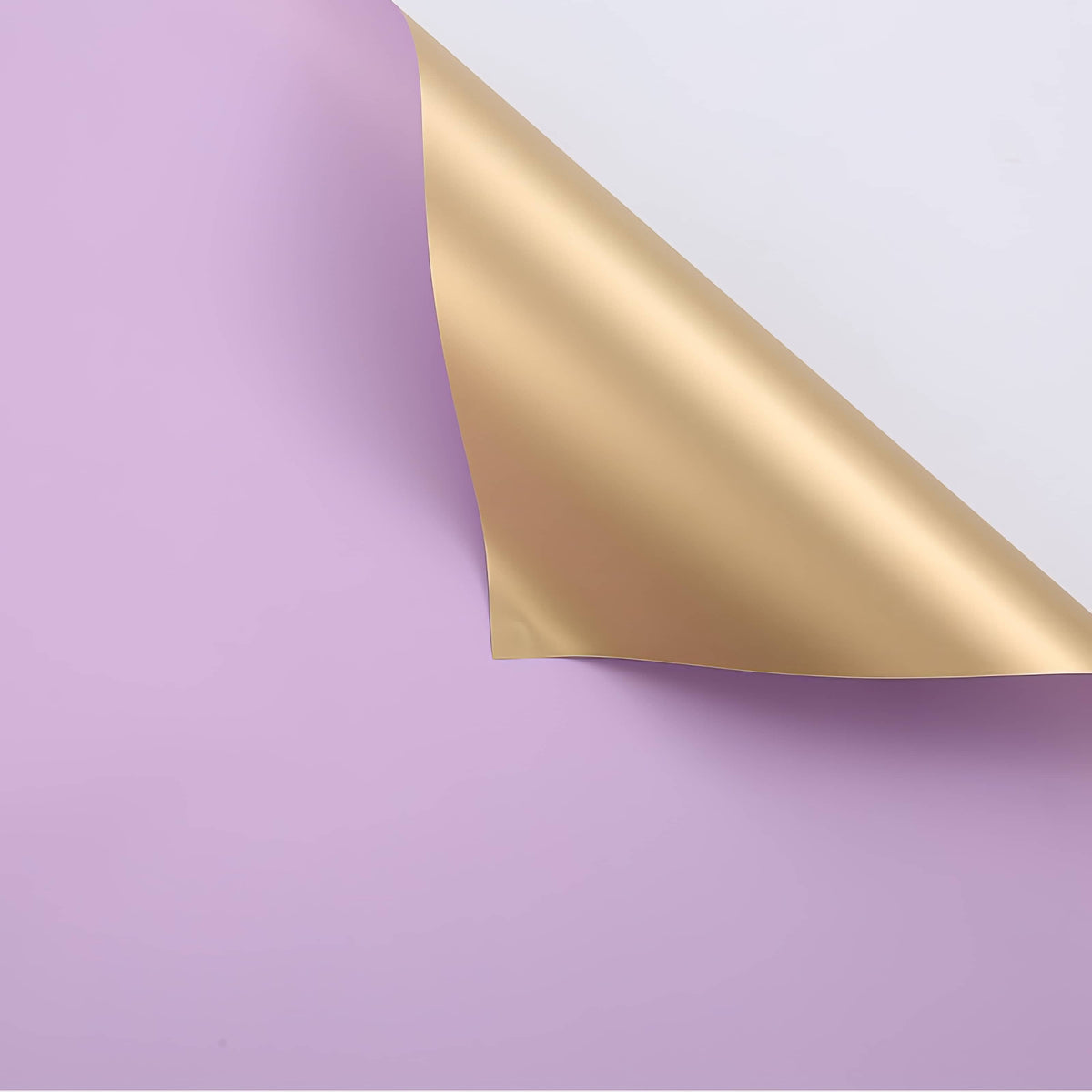✨ Luxury Double-Sided Golden Foil Bouquet Wrapping Sheet