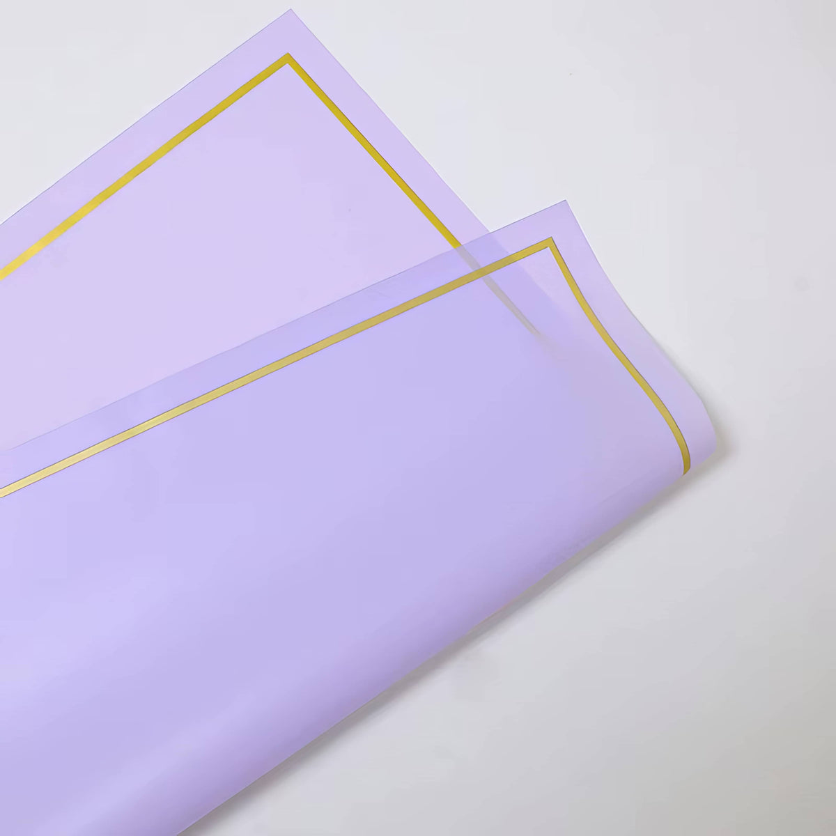 Elegant Gold Trim Wrapping Sheet ✨💛🎀