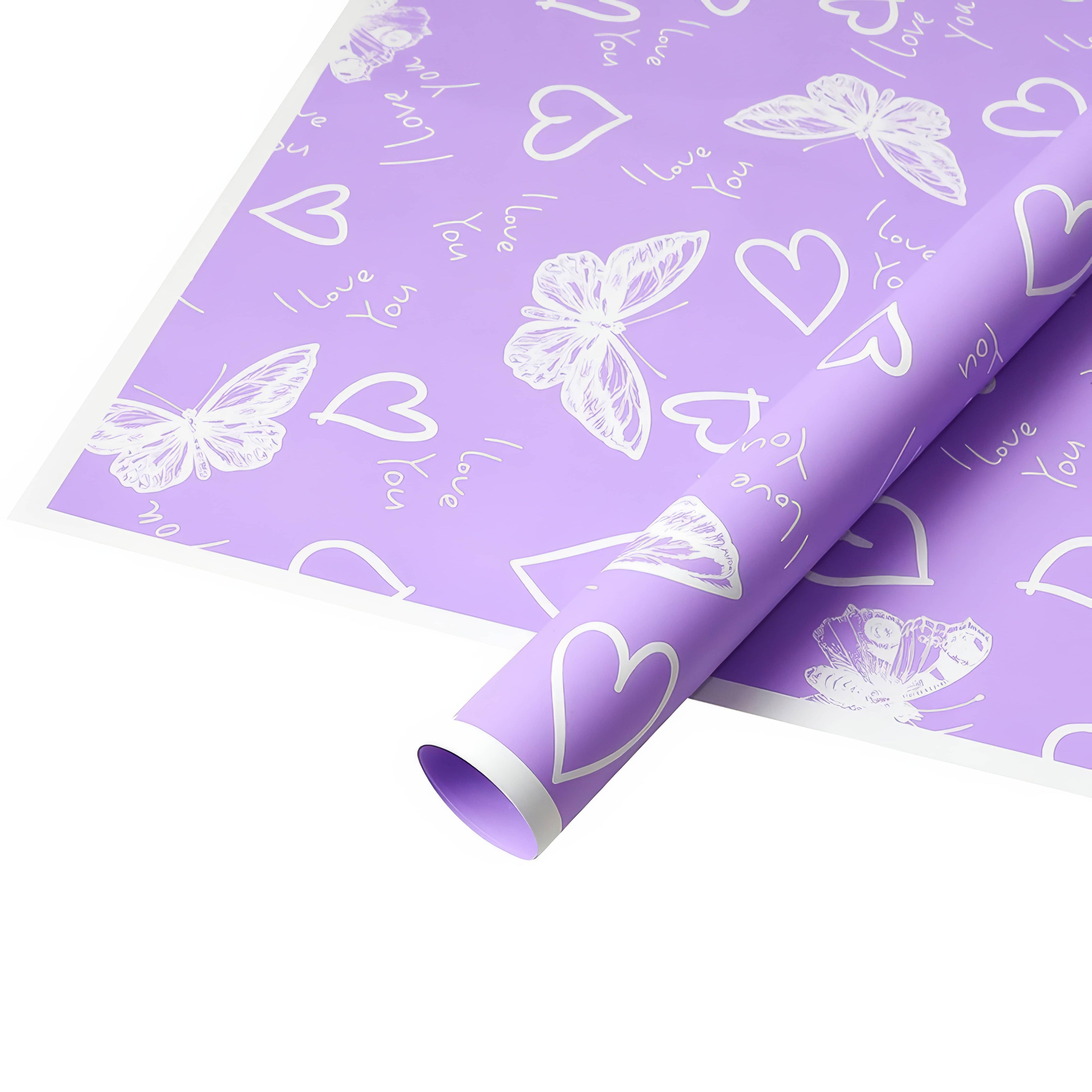 Butterfly Love Heart Bouquet Wrap