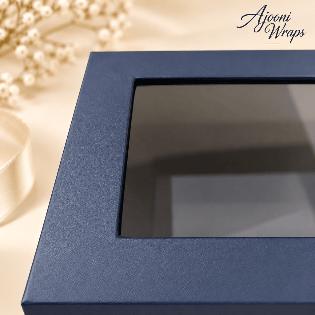 Luxury Leatherette Acrylic Window Box