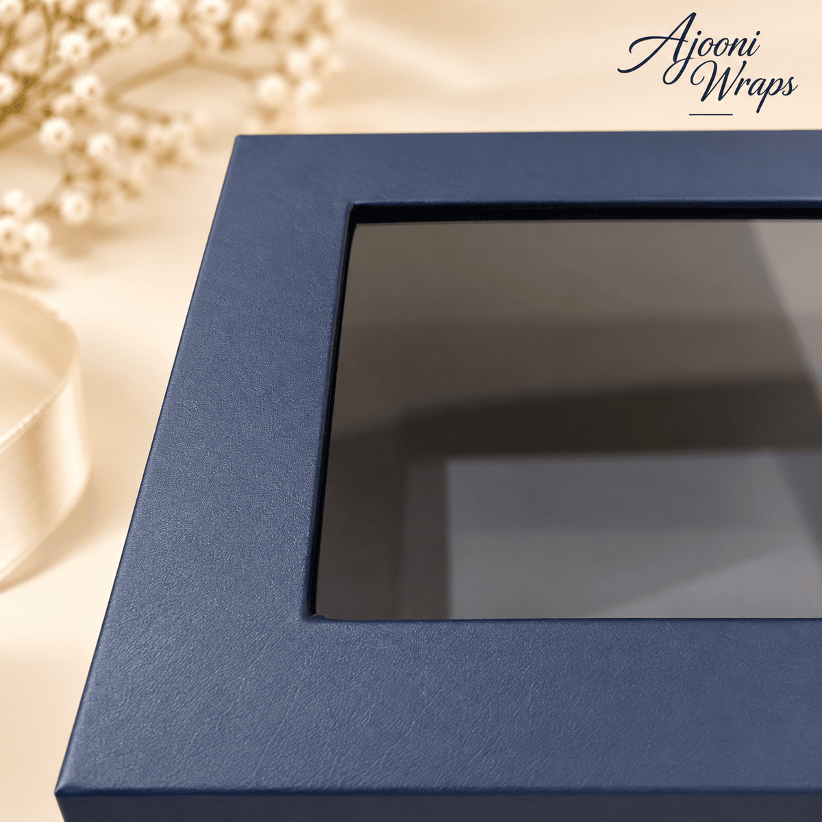 Luxury Leatherette Acrylic Window Box