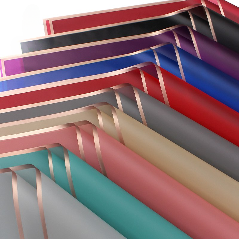 Signature Golden line Edge Bouquet Wrap