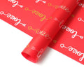 Whispered Love Script Bouquet & Gift Wrap