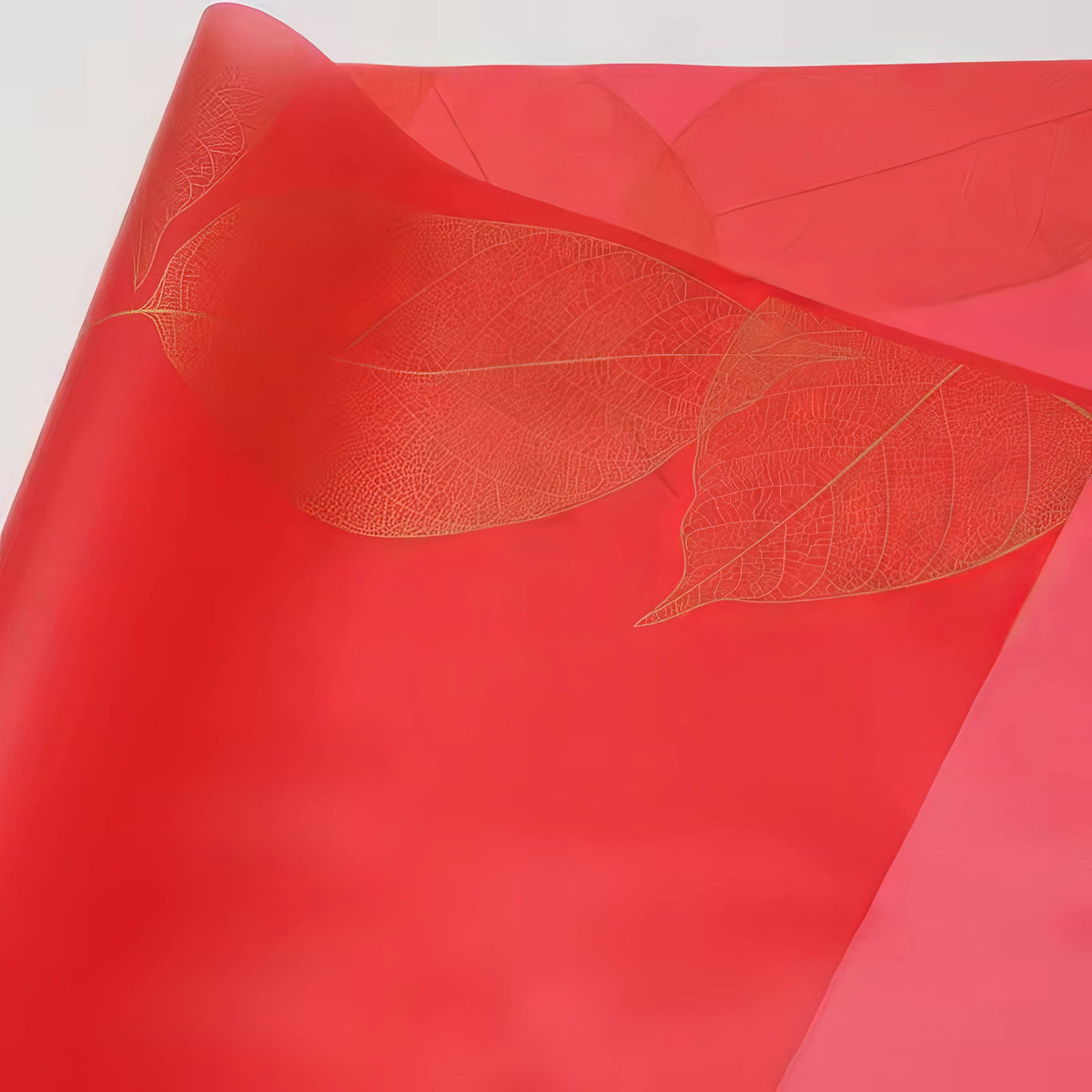 Premium Golden Leaf Floral  Bouquet & Gift Wrap