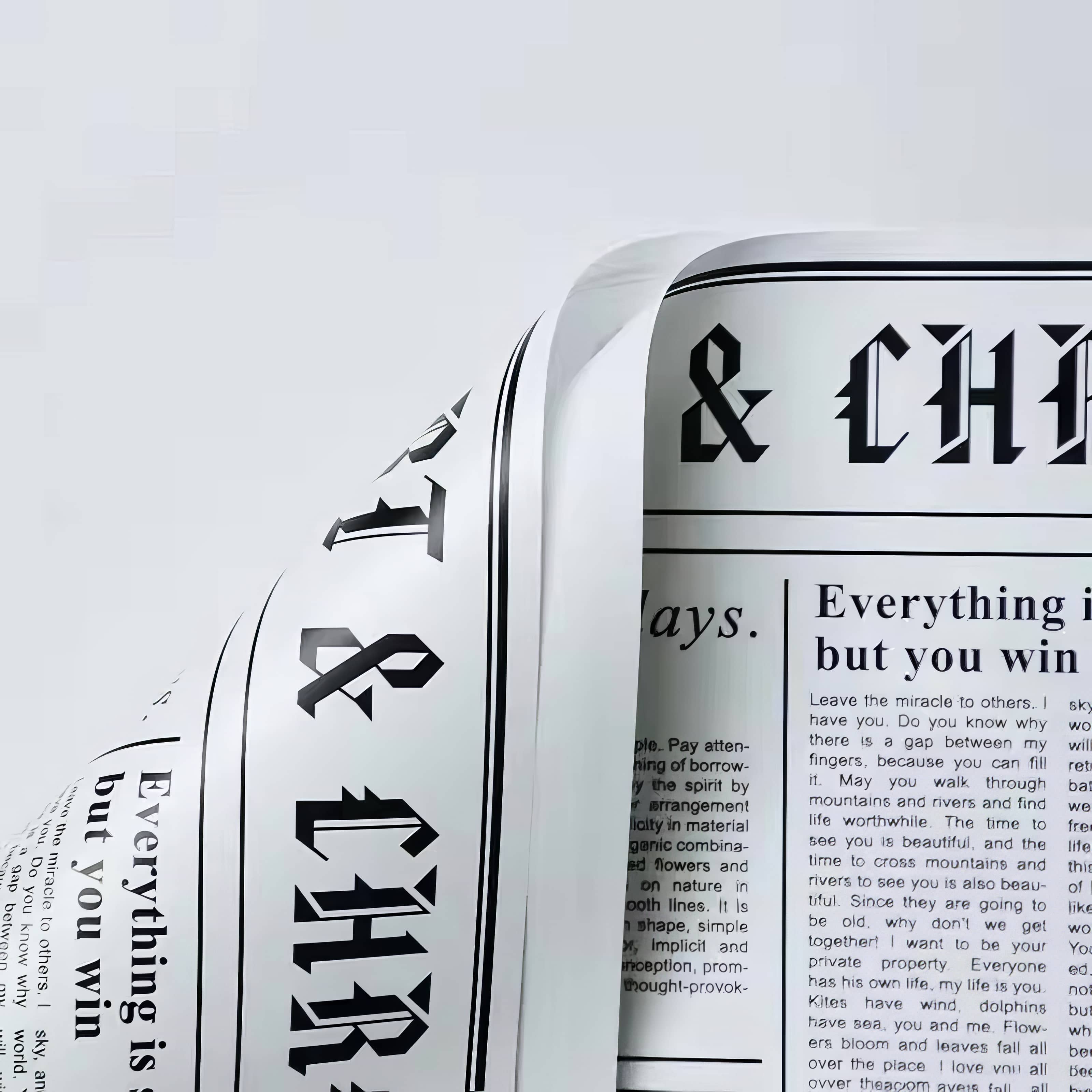 Floral News Chronicle Bouquet & Gift Wrap