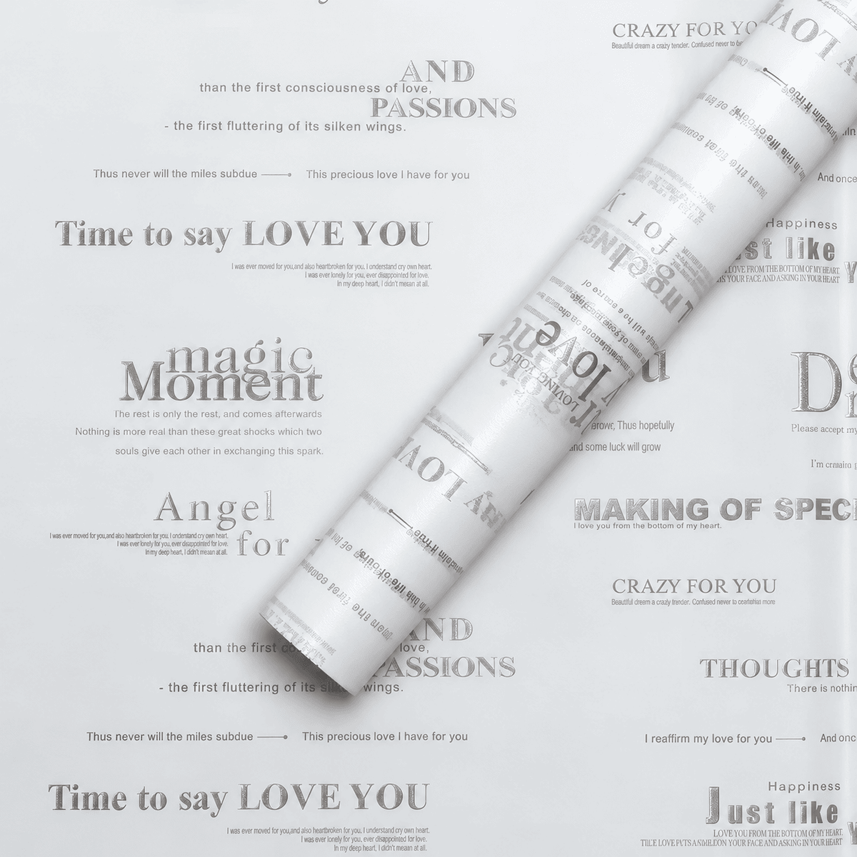 🌸 Luxury Angel For You Bouquet Wrapping Sheets 💐✨