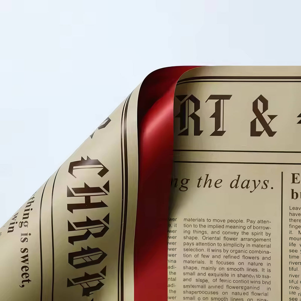 Floral News Chronicle Bouquet & Gift Wrap