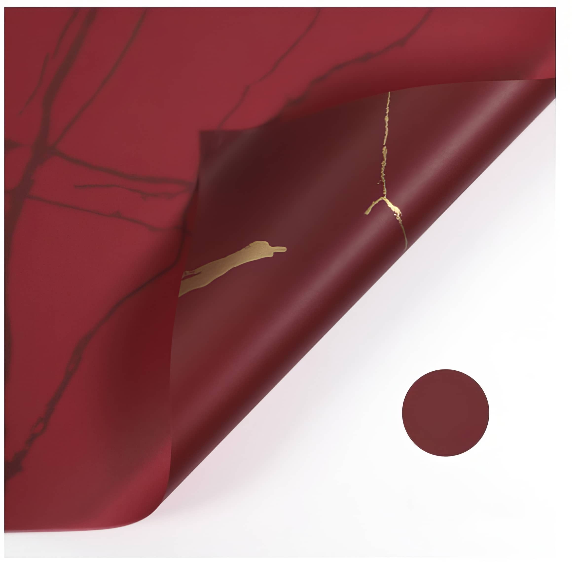 Golden Vein Elegance Bouquet & Gift Wrap